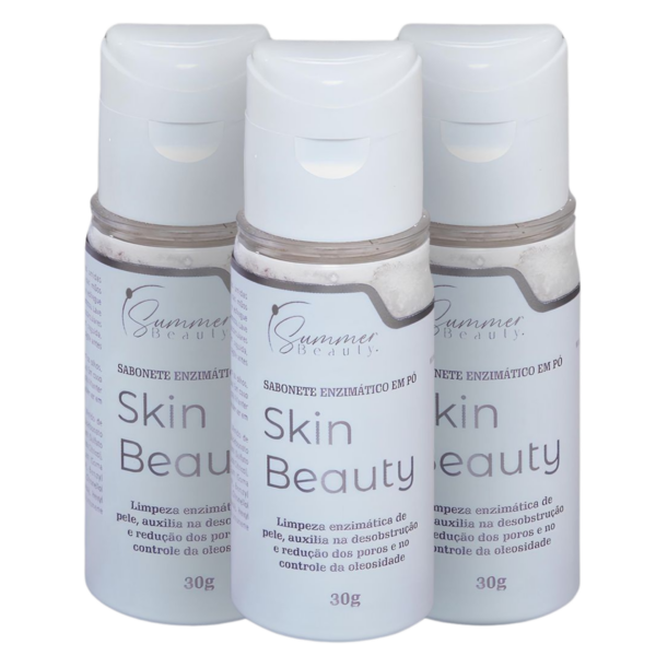 3 Frascos de Skin Beauty Sabonete Facial