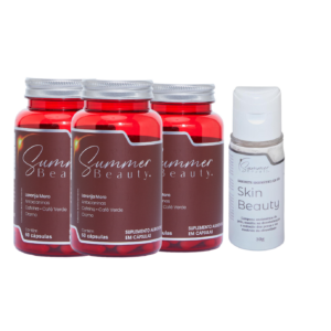 3 Potes de emagrecedor e 1 Frasco Skin Beauty Sabonete Facial
