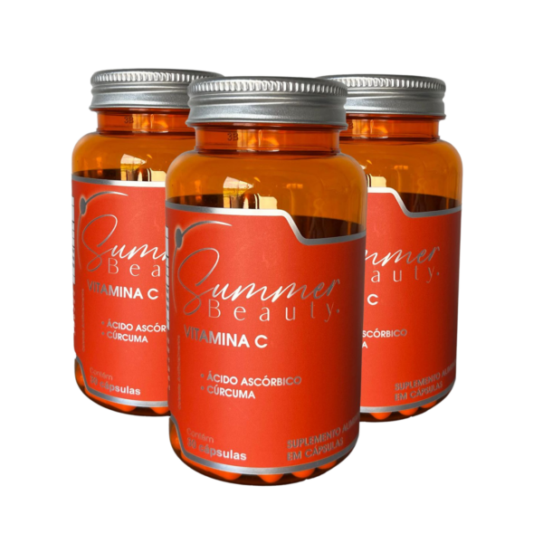 3 Potes de Vitamina C