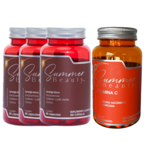 Kit 3 Potes de Emagrecedor e 1 Vitamina C